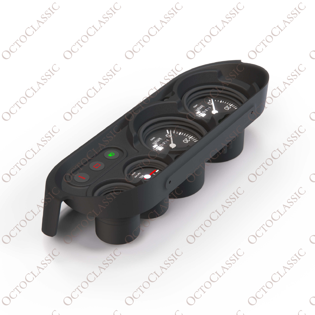 Ford Escort MK1 Instrument Cluster Binnacle Compatible With OTS Gauges RHD Black Ford Escort MK1 Instrument Cluster Binnacle Compatible With OTS Gauges RHD Black