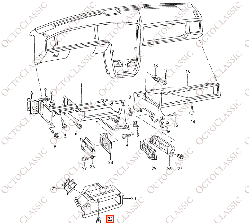 Volkswagen Corrado / Golf / Jetta Mk 2 / Passat 35i Fusebox Clip 4 Versions Black 191857971 Volkswagen Corrado / Golf / Jetta Mk 2 / Passat 35i Fusebox Clip 4 Versions Black 191857971