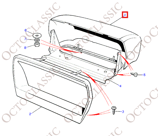 Range Rover Classic Cowl Coperchio del gruppo strumenti 2 colori MUC9555 MWC6420 Range Rover Classic Cowl Coperchio del gruppo strumenti 2 colori MUC9555 MWC6420