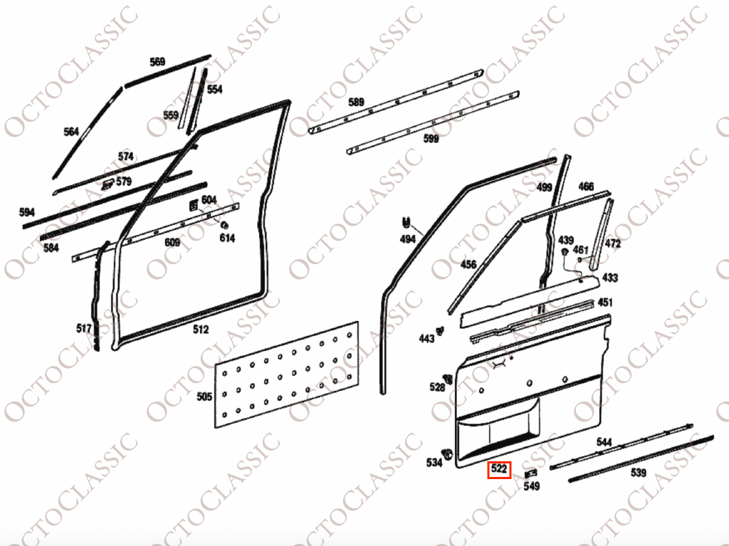 Mercedes-Benz W108 Pannelli porta / pannelli di base per tappezzeria A1087200170 / A1087207970 / A1087200270 / A1087208070 Mercedes-Benz W108 Pannelli porta / pannelli di base per tappezzeria A1087200170 / A1087207970 / A1087200270 / A1087208070