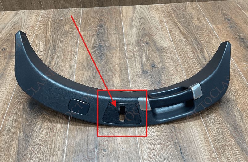Jaguar F-Type Trunk Lock Cover Trim Negro T2R8630 Jaguar F-Type Trunk Lock Cover Trim Negro T2R8630