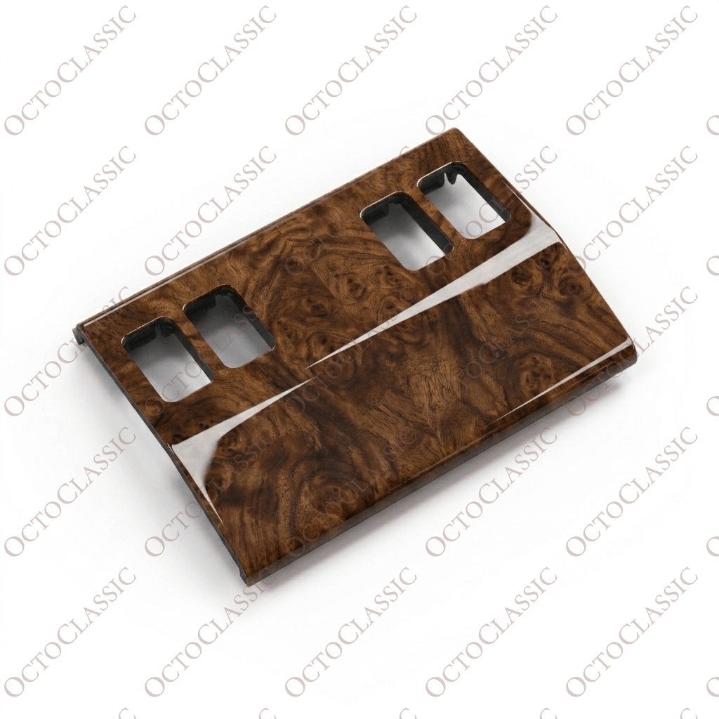 Mercedes C140 CL Rear Center Console Box Front Switch Housing Wooden Panel 4 Wood Types A1408430200 Mercedes C140 CL Rear Center Console Box Front Switch Housing Wooden Panel 4 Wood Types A1408430200
