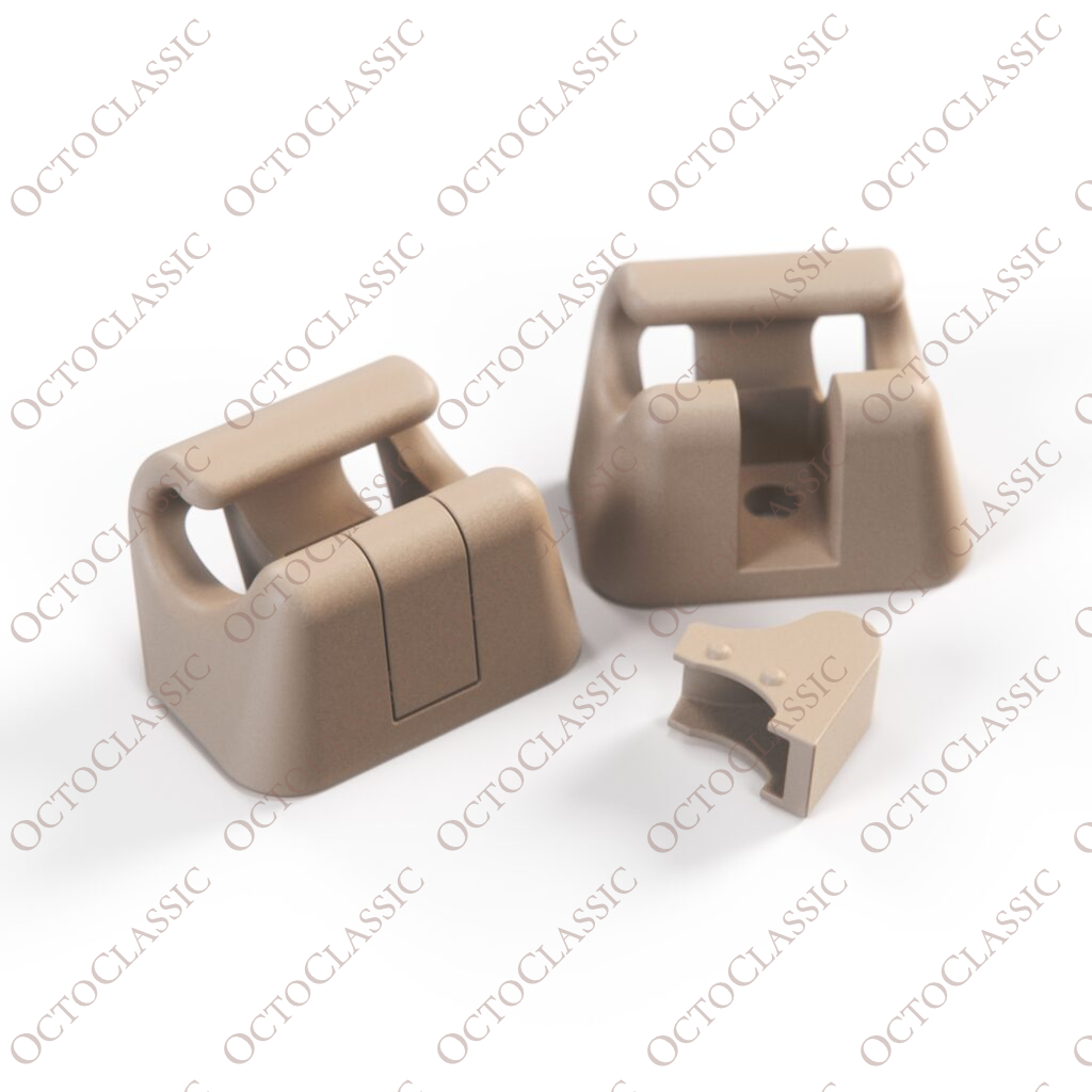 A124 Sun visor trim clip holder complete, Mercedes-benz A124 A124 Sun visor trim clip holder complete, Mercedes-benz A124