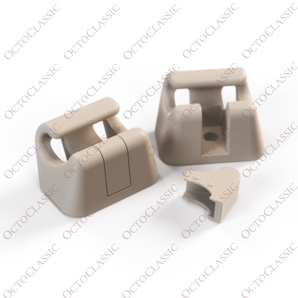A124 Sun visor trim clip holder complete, Mercedes-benz A124 A124 Sun visor trim clip holder complete, Mercedes-benz A124