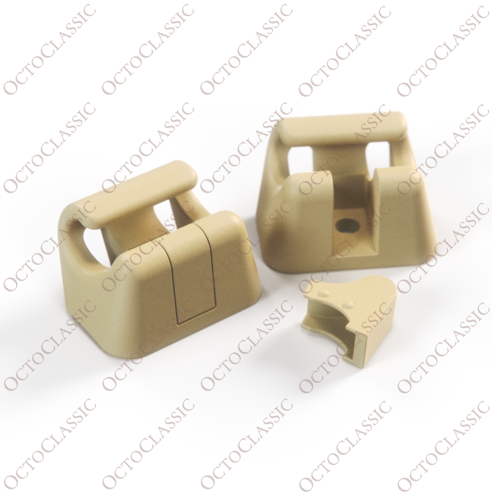 A124 Sun visor trim clip holder complete, Mercedes-benz A124 A124 Sun visor trim clip holder complete, Mercedes-benz A124