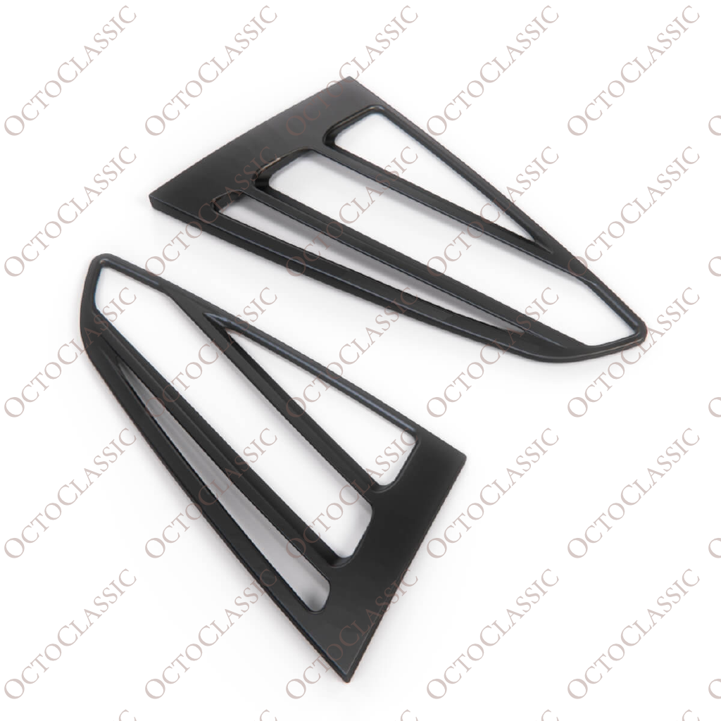 Ford Mustang VI Rear Side Windows Custom Covers 3 Version 6 Exterior Colors Ford Mustang VI Rear Side Windows Custom Covers 3 Version 6 Exterior Colors