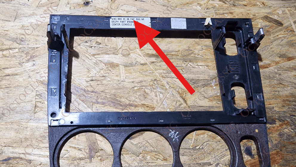 Mercedes W163 Fascia Stereo Radio GPS Bezel Panel Frame Trim Bracket Delphi Black A16754853 MBL15566 Mercedes W163 Fascia Stereo Radio GPS Bezel Panel Frame Trim Bracket Delphi Black A16754853 MBL15566
