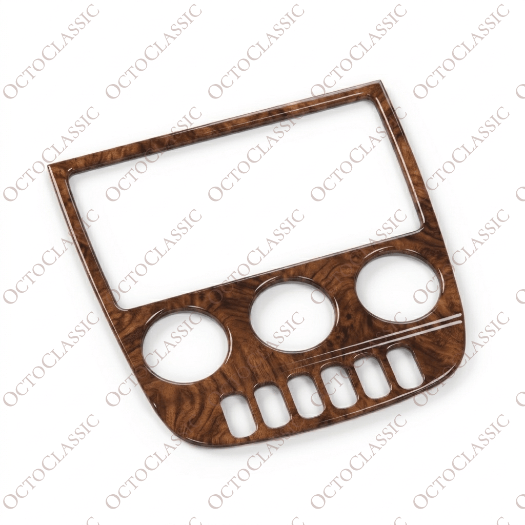 Mercedes W163 Wooden Dashboard Centre Console Stereo Surround Frame Behr Mercedes W163 Wooden Dashboard Centre Console Stereo Surround Frame Behr