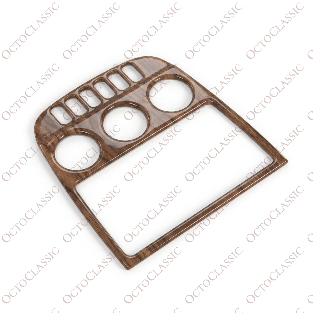 Mercedes W163 Wooden Dashboard Centre Console Stereo Surround Frame Behr Mercedes W163 Wooden Dashboard Centre Console Stereo Surround Frame Behr