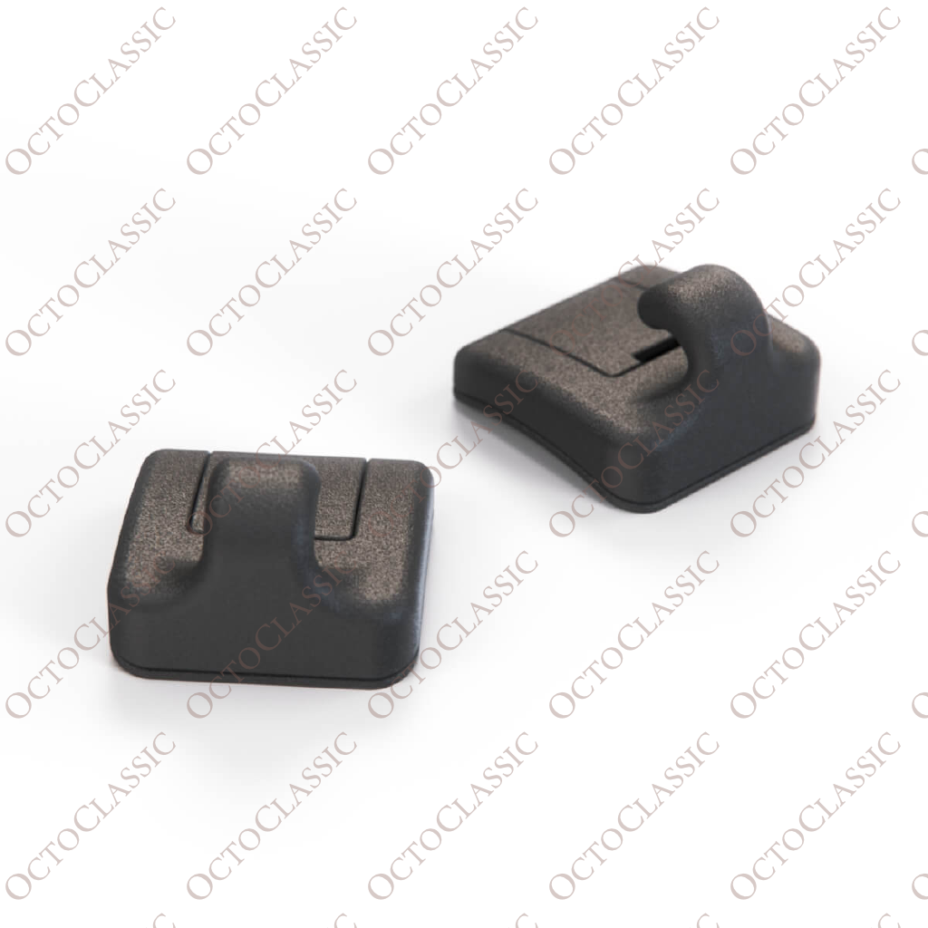 Audi A3 8P / A4 B6 / B7 Rear Window Sun Shade Hook Set Of 2 Black 8E0861337 + 8P4861359 Audi A3 8P / A4 B6 / B7 Rear Window Sun Shade Hook Set Of 2 Black 8E0861337 + 8P4861359