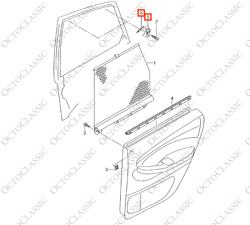Audi A3 8P / A4 B6 / B7 Rear Window Sun Shade Hook Set Of 2 Black 8E0861337 + 8P4861359 Audi A3 8P / A4 B6 / B7 Rear Window Sun Shade Hook Set Of 2 Black 8E0861337 + 8P4861359