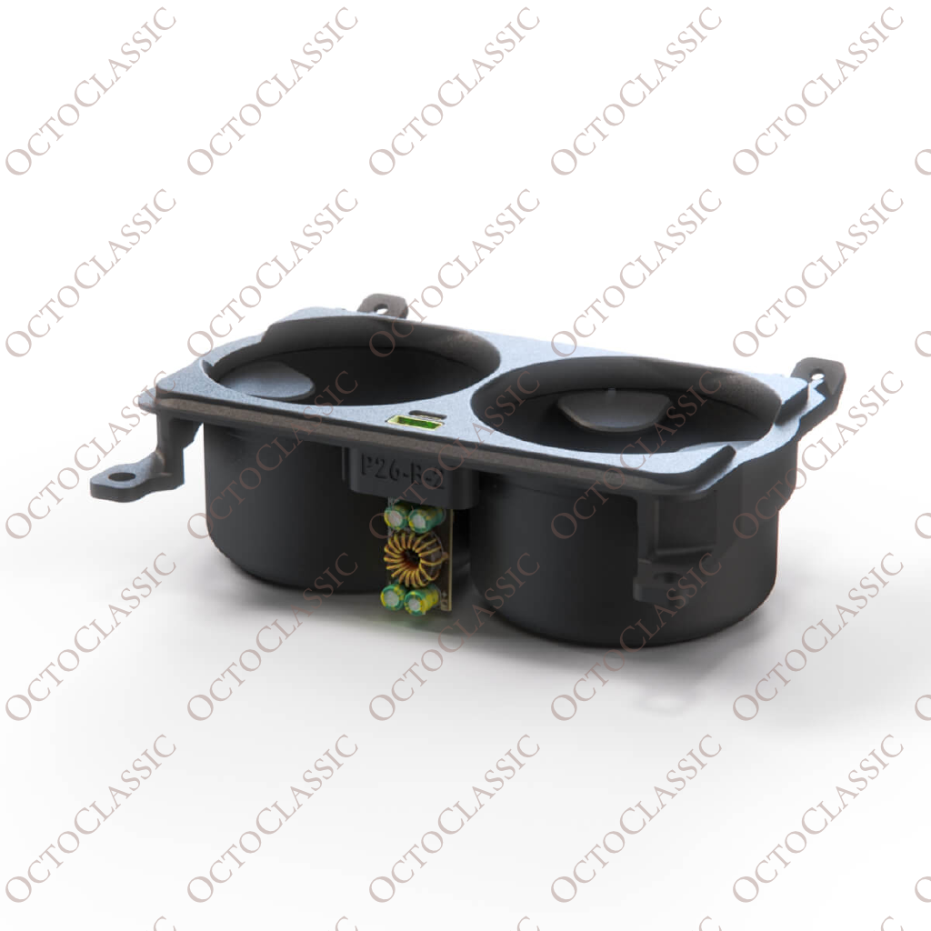 BMW E38 Inserto console centrale portabicchieri con porta USB nero 51168158987 BMW E38 Inserto console centrale portabicchieri con porta USB nero 51168158987