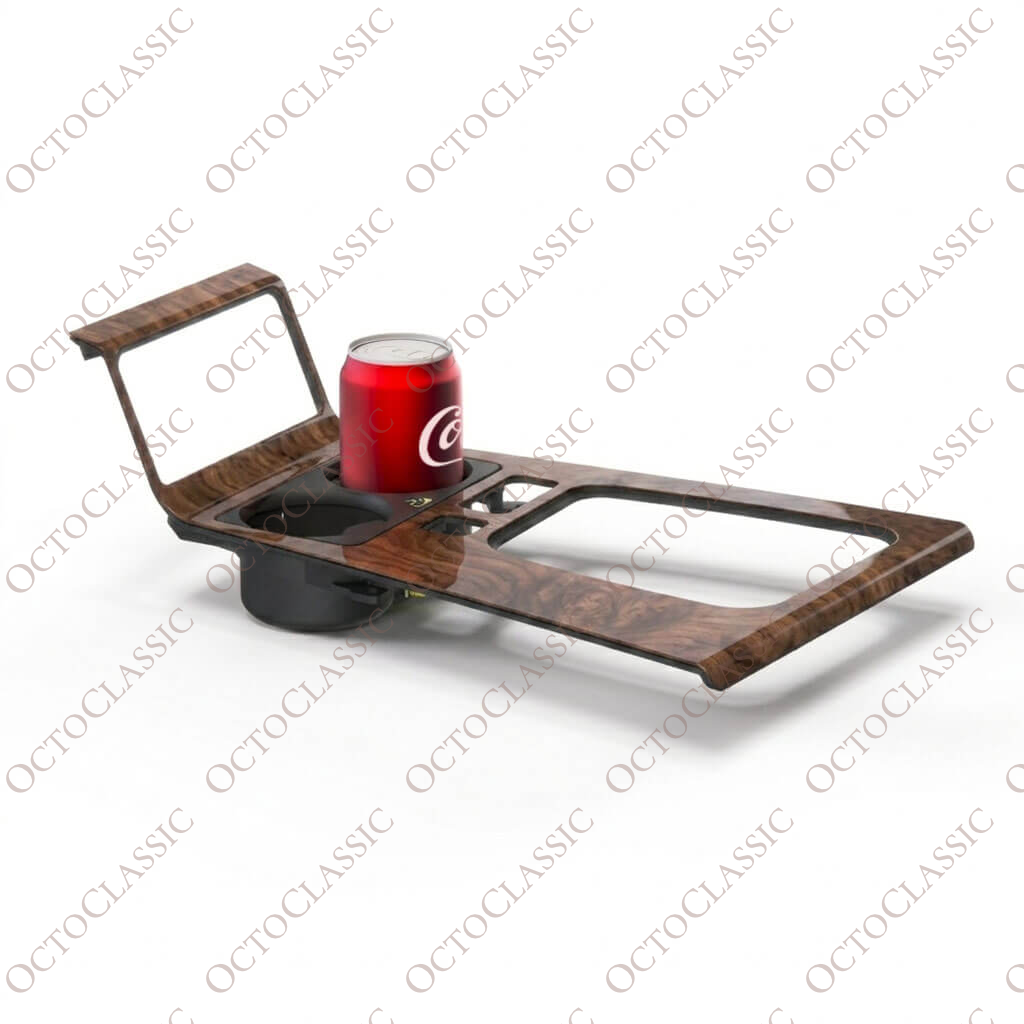 BMW E38 Inserto console centrale portabicchieri con porta USB nero 51168158987 BMW E38 Inserto console centrale portabicchieri con porta USB nero 51168158987