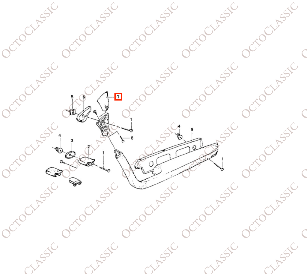 BMW E3 / E9 / 1500-2000 Neue Klasse Door Armrest Screw Top Cover Cap Left Or Right Chrome 51411815255 / 51411815256 BMW E3 / E9 / 1500-2000 Neue Klasse Door Armrest Screw Top Cover Cap Left Or Right Chrome 51411815255 / 51411815256