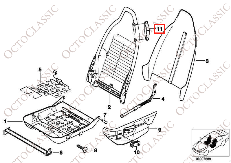 BMW Z3 E36 Seat Belt Guide Driver Side Black Left Or Right 52108410505/52108410506 BMW Z3 E36 Seat Belt Guide Driver Side Black Left Or Right 52108410505/52108410506