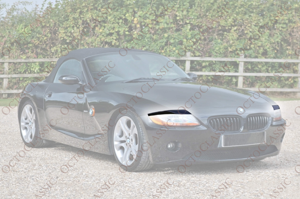 BMW Z4 E85 / E86: Molduras rectas para el «arcén» de los faros «Bad Look», en negro / imprimadas BMW Z4 E85 / E86: Molduras rectas para el «arcén» de los faros «Bad Look», en negro / imprimadas