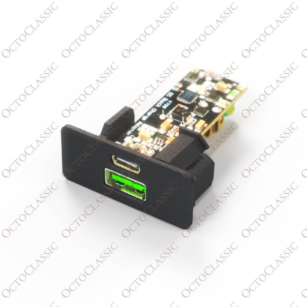 Cache pour commutateur de la console centrale BMW E31 avec port de recharge USB, noir Cache pour commutateur de la console centrale BMW E31 avec port de recharge USB, noir