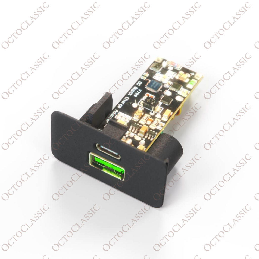 BMW E28 Center Console Switch Blank With USB Charger BMW E28 Center Console Switch Blank With USB Charger