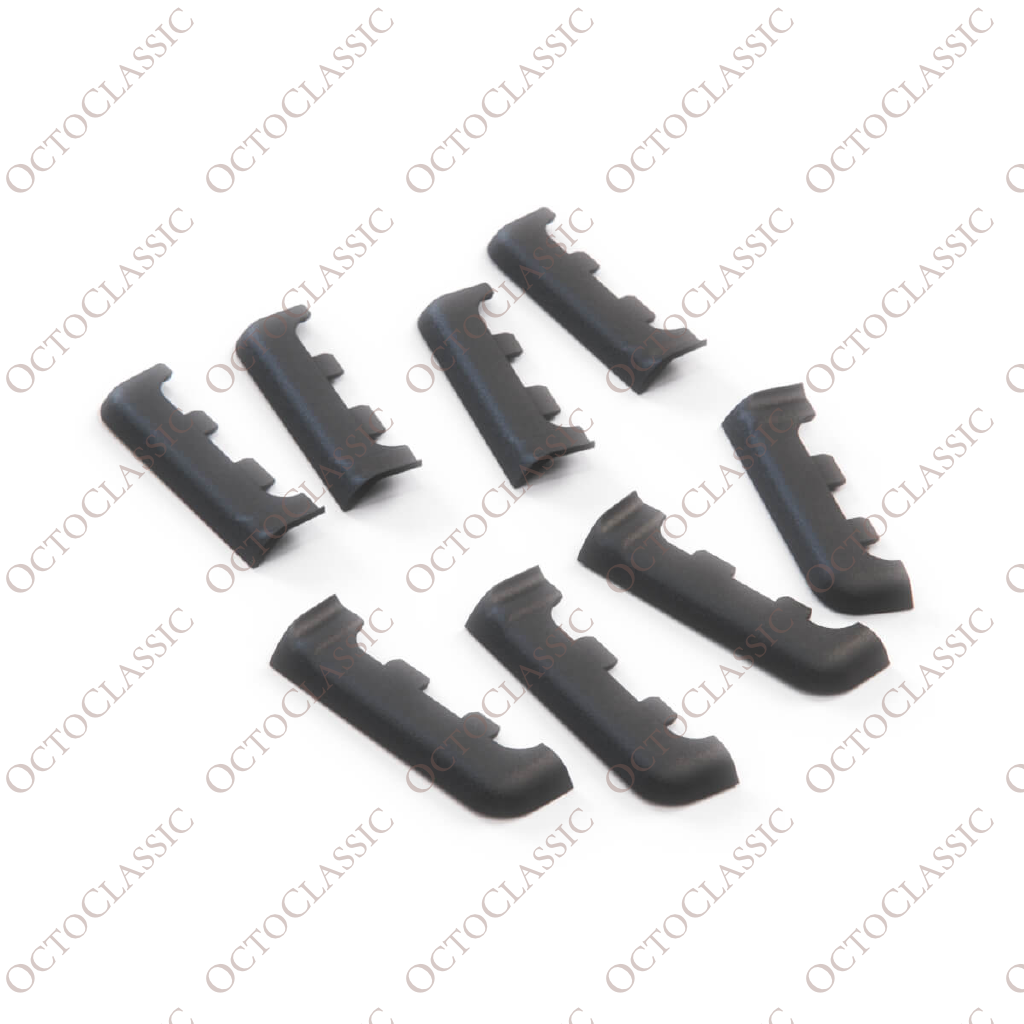 Kit de reparación de tapones de goma para los embellecedores de los umbrales de las puertas del BMW E32 / E34, gris / negro Kit de reparación de tapones de goma para los embellecedores de los umbrales de las puertas del BMW E32 / E34, gris / negro
