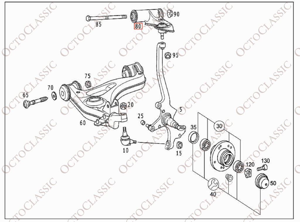 Mercedes E-Class W210 / S210 Front Control Arm Set of 2 Left And Right A2083301407 / A2023304807 Mercedes E-Class W210 / S210 Front Control Arm Set of 2 Left And Right A2083301407 / A2023304807