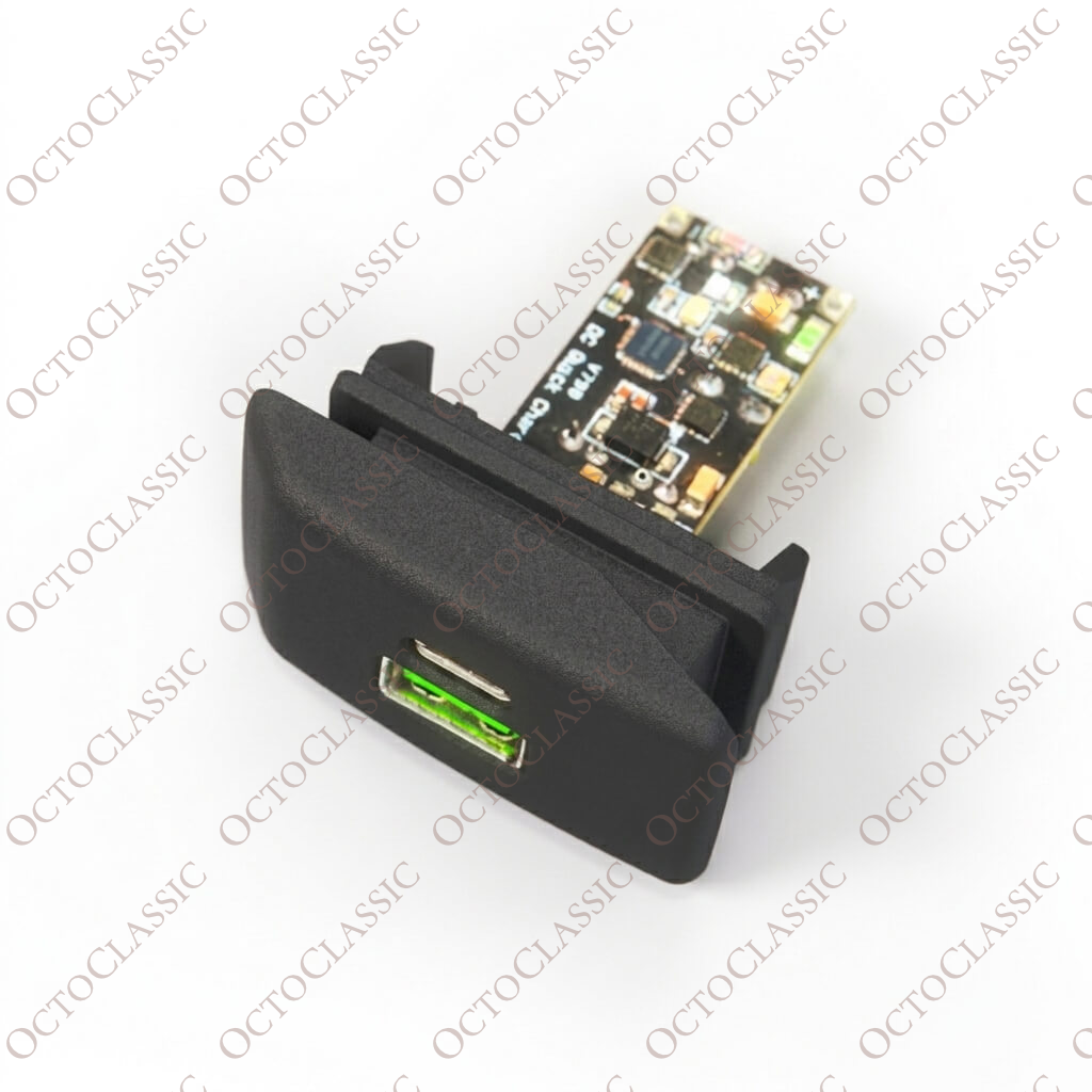 Volkswagen Golf / Jetta Mk2: Botón de repuesto para la consola central con cargador USB, negro, 191957087 Volkswagen Golf / Jetta Mk2: Botón de repuesto para la consola central con cargador USB, negro, 191957087
