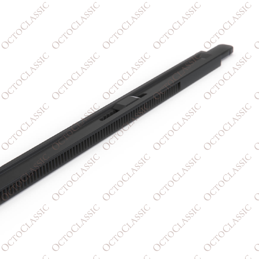 Mercedes C124 / A124: asta di guida della cintura di sicurezza, nera, A1248600057 + A1248680176 Mercedes C124 / A124: asta di guida della cintura di sicurezza, nera, A1248600057 + A1248680176