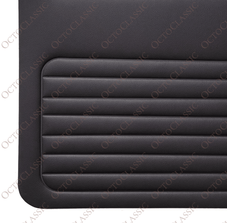 Juego de 4 paneles de puerta negros para Volkswagen Beetle Tipo 1 Cabrio, modelos 1302 / 1303 Juego de 4 paneles de puerta negros para Volkswagen Beetle Tipo 1 Cabrio, modelos 1302 / 1303