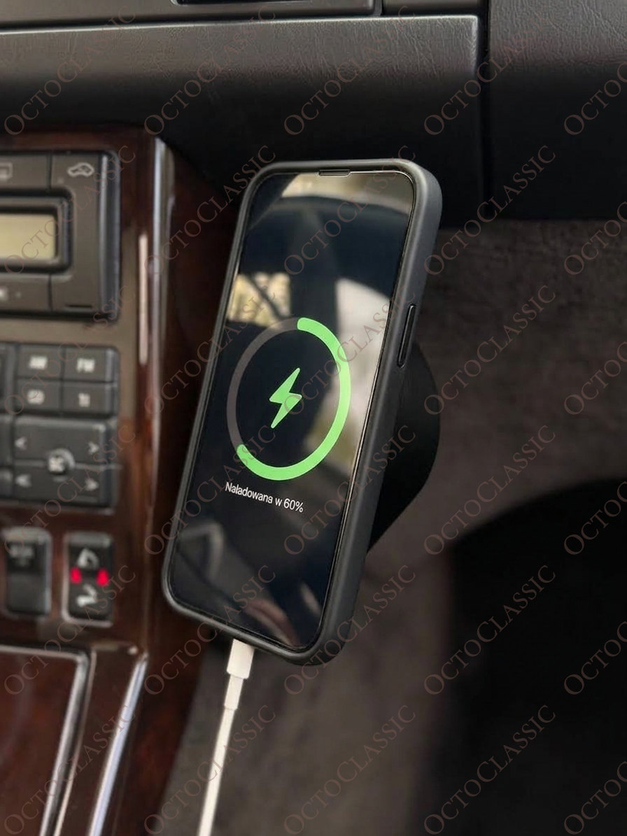 Mercedes SL R129 Premium Custom Wireless Charger & MagSafe Leather Phone Holder LHD Or RHD All Colors Mercedes SL R129 Premium Custom Wireless Charger & MagSafe Leather Phone Holder LHD Or RHD All Colors