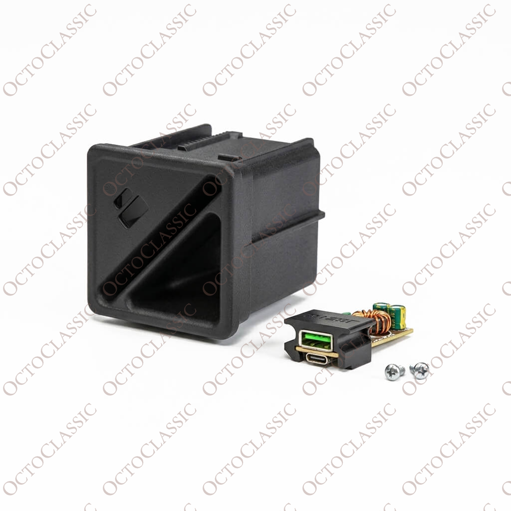 Mercedes SL R129 Aschenbechereinsatz mit USB-Ladeanschluss und Münzfach, schwarz, A1298100028 Mercedes SL R129 Aschenbechereinsatz mit USB-Ladeanschluss und Münzfach, schwarz, A1298100028