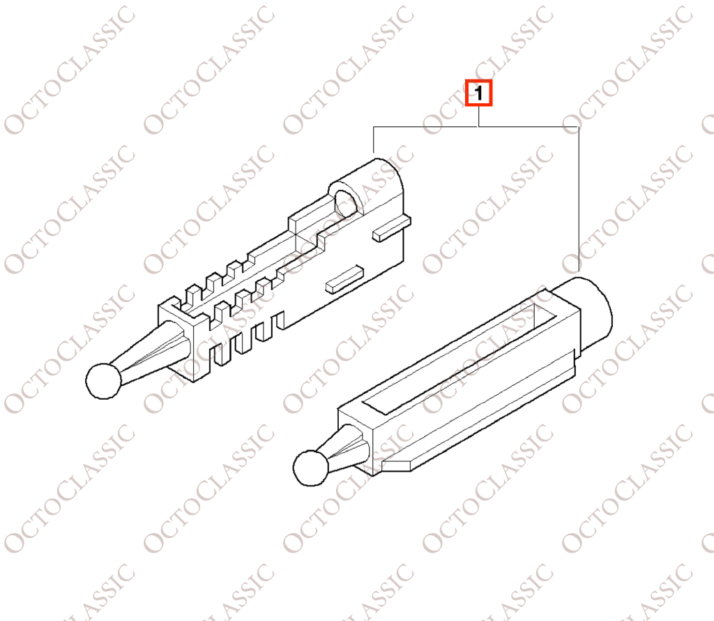 Kit de réparation pour phares BMW E39 (avant restylage), noir, 63120027924 Kit de réparation pour phares BMW E39 (avant restylage), noir, 63120027924