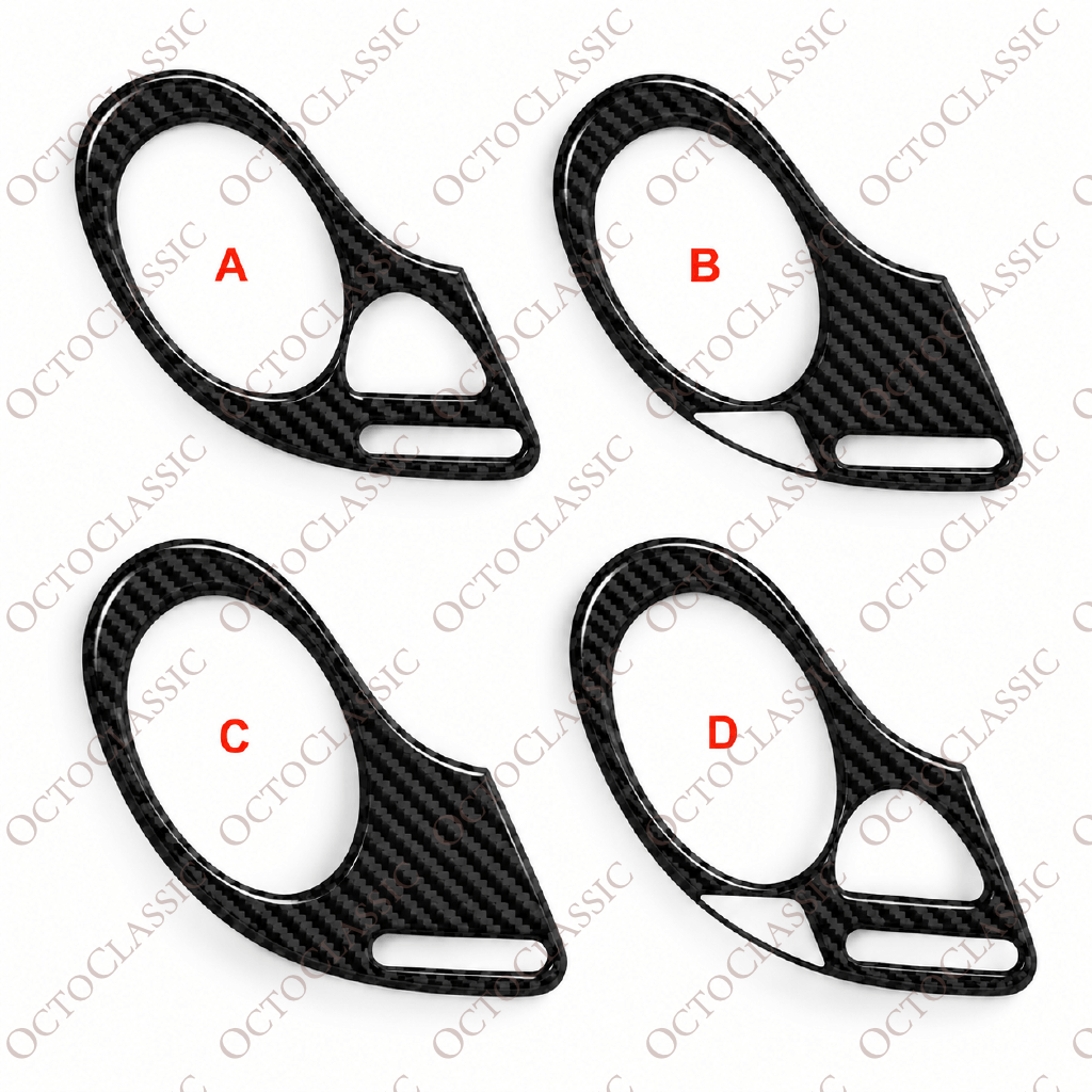 Porsche 911 996 / 986 Boxster Scheinwerferabdeckungen aus Carbon – Set mit 4 Varianten Porsche 911 996 / 986 Boxster Scheinwerferabdeckungen aus Carbon – Set mit 4 Varianten
