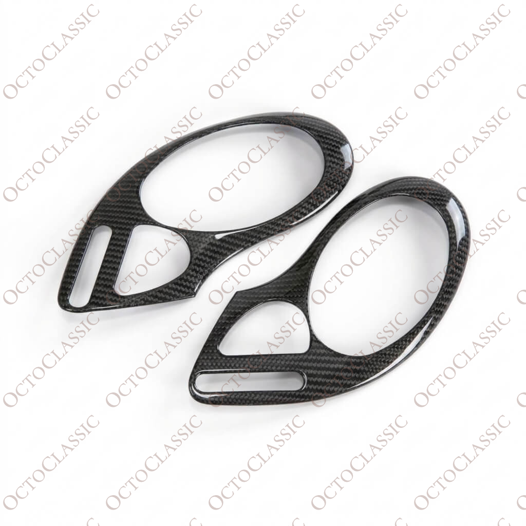 Porsche 911 996 / 986 Boxster Scheinwerferabdeckungen aus Carbon – Set mit 4 Varianten Porsche 911 996 / 986 Boxster Scheinwerferabdeckungen aus Carbon – Set mit 4 Varianten