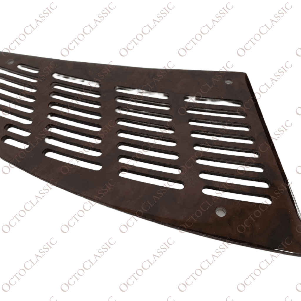 Mercedes W126 / C126 SEC Lautsprecherabdeckungen vorne, 2er-Set (links und rechts), dunkles Wurzelholz A1266806639 / A1266806739 Mercedes W126 / C126 SEC Lautsprecherabdeckungen vorne, 2er-Set (links und rechts), dunkles Wurzelholz A1266806639 / A1266806739
