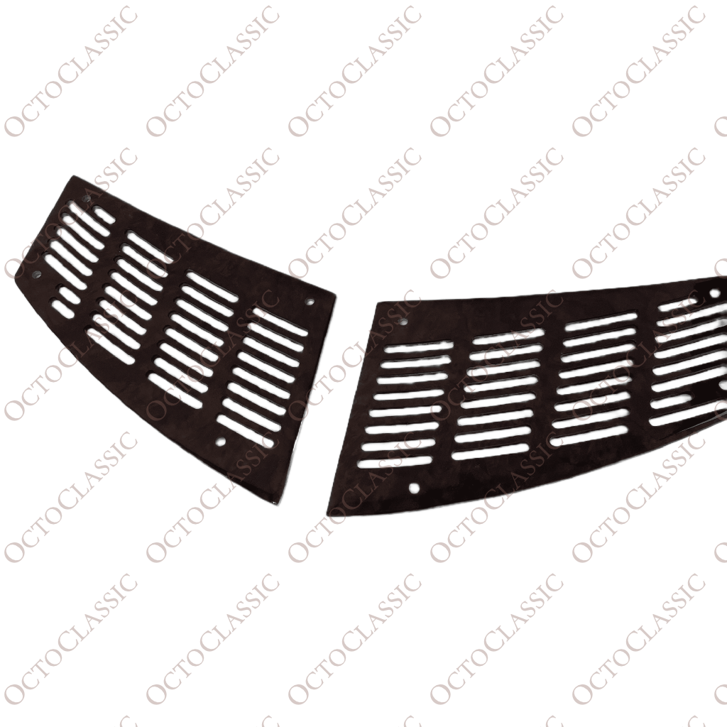 Mercedes W126 / C126 SEC Lautsprecherabdeckungen vorne, 2er-Set (links und rechts), dunkles Wurzelholz A1266806639 / A1266806739 Mercedes W126 / C126 SEC Lautsprecherabdeckungen vorne, 2er-Set (links und rechts), dunkles Wurzelholz A1266806639 / A1266806739