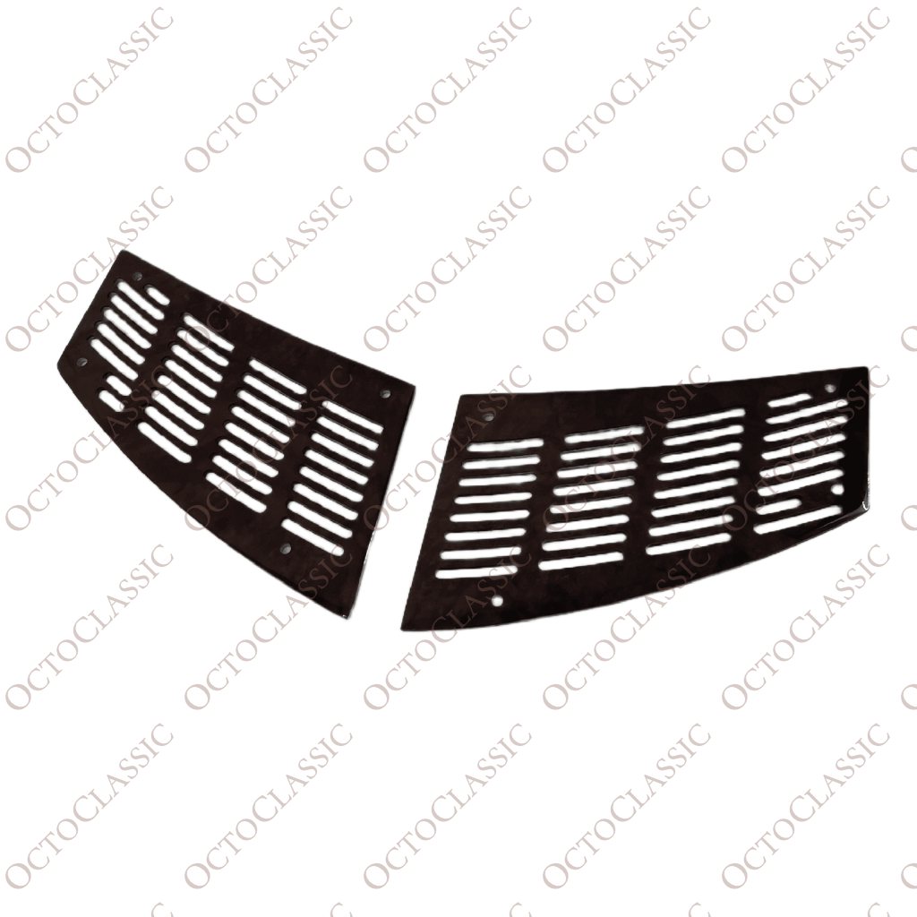 Mercedes W126 / C126 SEC Lautsprecherabdeckungen vorne, 2er-Set (links und rechts), dunkles Wurzelholz A1266806639 / A1266806739 Mercedes W126 / C126 SEC Lautsprecherabdeckungen vorne, 2er-Set (links und rechts), dunkles Wurzelholz A1266806639 / A1266806739
