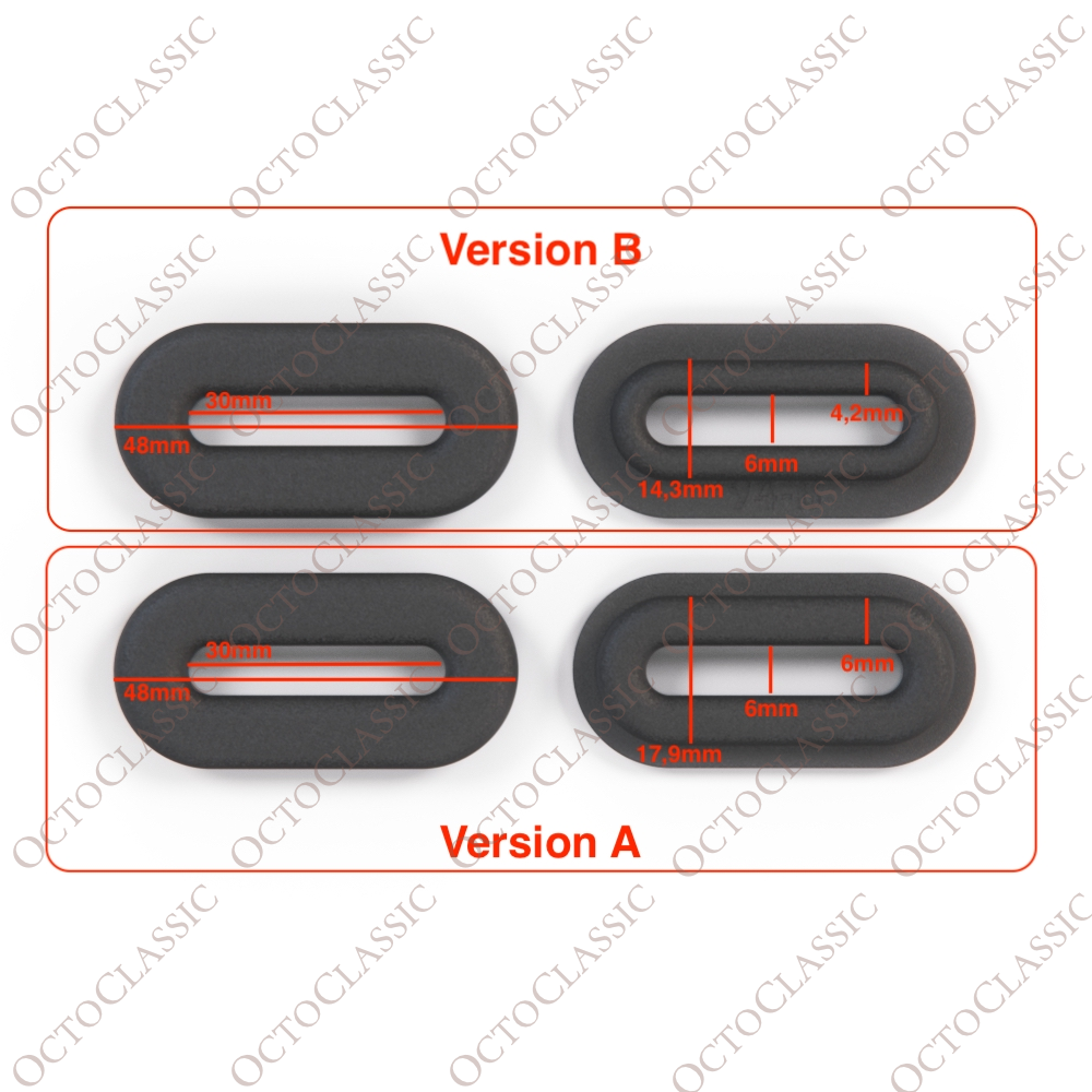 VW Corrado Grille avant passe-câbles en caoutchouc (lot de 3) Deux versions VW Corrado Grille avant passe-câbles en caoutchouc (lot de 3) Deux versions