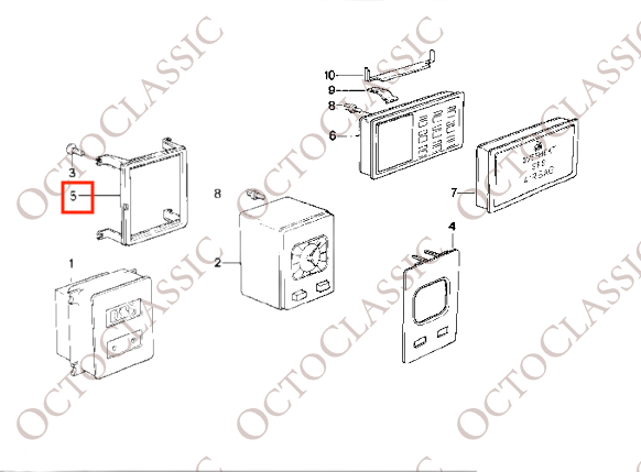 BMW E28 E30 OBC Panel löschen | Computerplattenabdeckung für Messgeräte 52 mm 62131376903 BMW E28 E30 OBC Panel löschen | Computerplattenabdeckung für Messgeräte 52 mm 62131376903