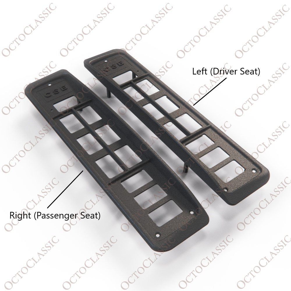 Recaro CSE Seat Panel Control Cover Left (Driver Seat) or Right (Passenger Seat) Recaro CSE Seat Panel Control Cover Left (Driver Seat) or Right (Passenger Seat)