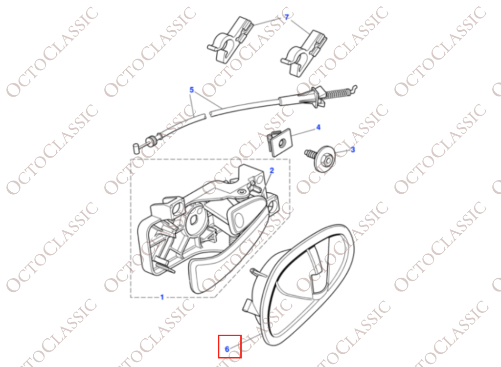 Jaguar S-Type X200 : Enjoliveur de poignée de porte avant (gauche ou droite), toutes couleurs, XR830380LEG / XR30381LEG Jaguar S-Type X200 : Enjoliveur de poignée de porte avant (gauche ou droite), toutes couleurs, XR830380LEG / XR30381LEG