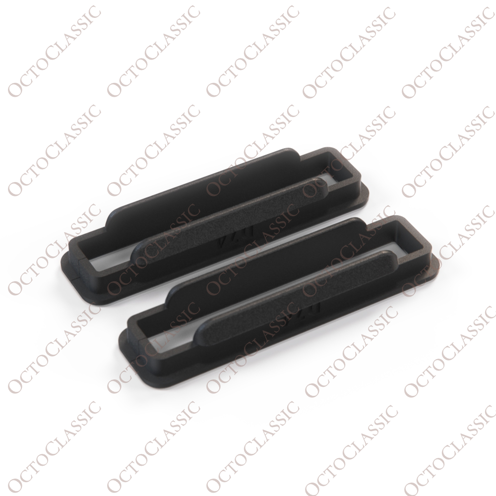 Mazda RX7 S2 Set of 2 Seat Belt Trim Brackets Black Mazda RX7 S2 Set of 2 Seat Belt Trim Brackets Black