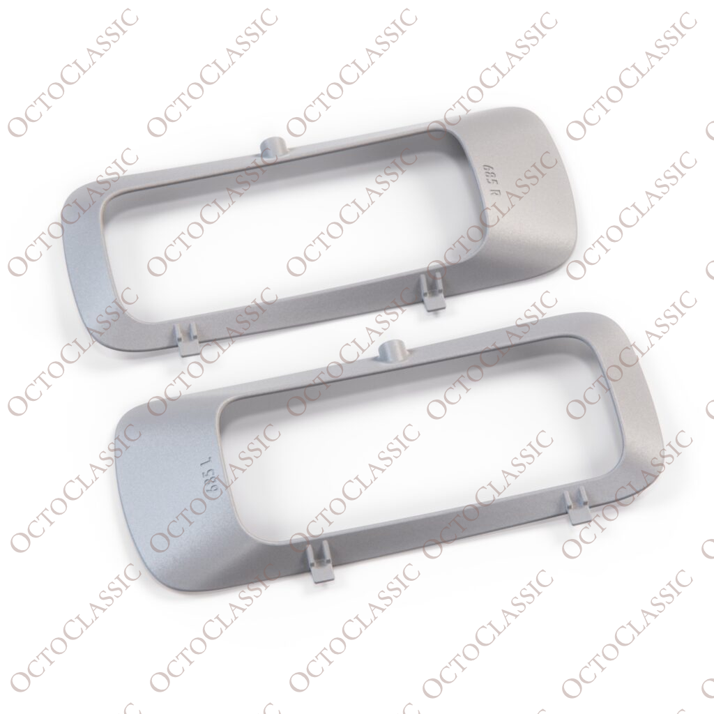 Ford Sierra Sapphire Cosworth Fog Light Surrounds Trim Cover Set Left And Right Primed 1651188 / 1651189 Ford Sierra Sapphire Cosworth Fog Light Surrounds Trim Cover Set Left And Right Primed 1651188 / 1651189