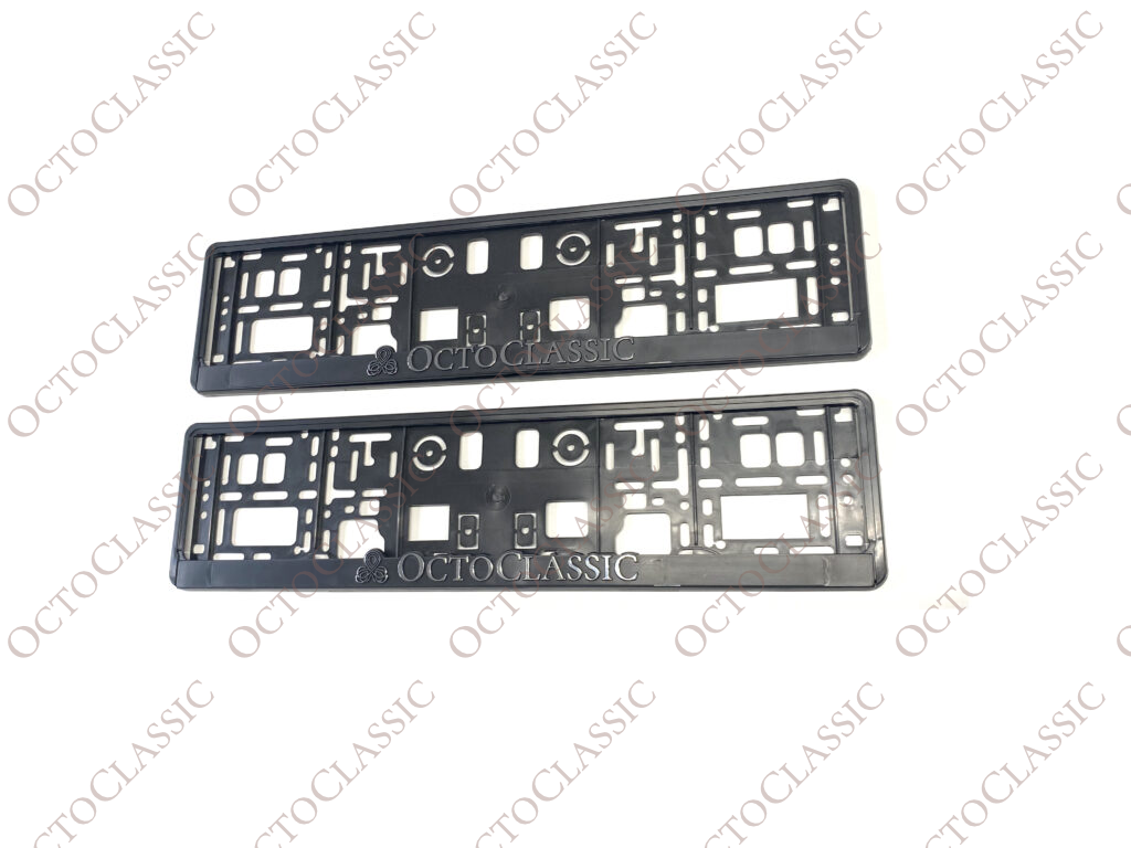 Octoclassic Car Number Plate Frame Best Fit For Classic Car Set of 2 Octoclassic Car Number Plate Frame Best Fit For Classic Car Set of 2