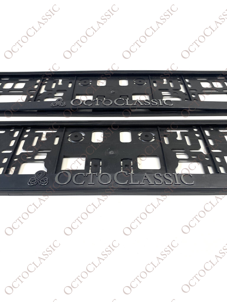 Octoclassic Car Number Plate Frame Best Fit For Classic Car Set of 2 Octoclassic Car Number Plate Frame Best Fit For Classic Car Set of 2