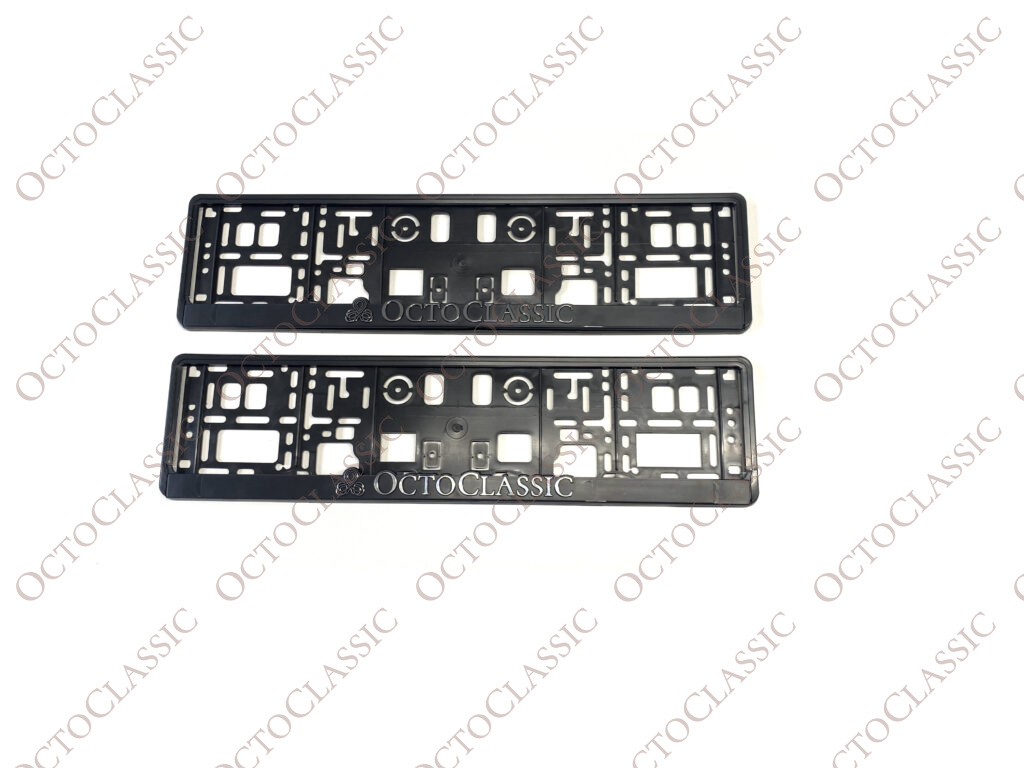 Octoclassic Car Number Plate Frame Best Fit For Classic Car Set of 2 Octoclassic Car Number Plate Frame Best Fit For Classic Car Set of 2