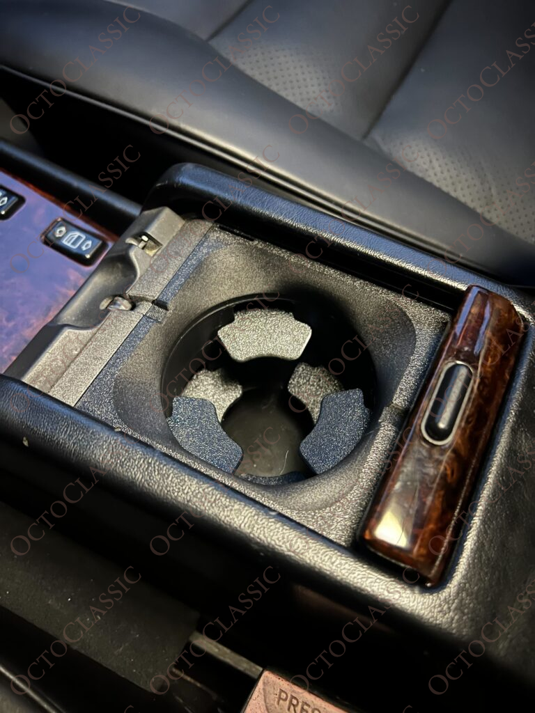 Mercedes W124 C124 A124 S124 Custom Cup Holder Insert Cupholder for Center Console Storage Box Mercedes W124 C124 A124 S124 Custom Cup Holder Insert Cupholder for Center Console Storage Box