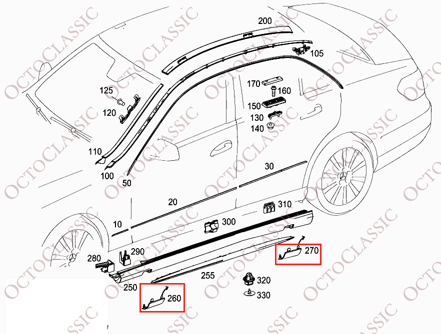 W212 AMG Sport Side Skirt Jack Covers Set Of 4 Primed Mercedes A2126981530 / A2126981630 / A2126981730 / A2126981830 W212 AMG Sport Side Skirt Jack Covers Set Of 4 Primed Mercedes A2126981530 / A2126981630 / A2126981730 / A2126981830