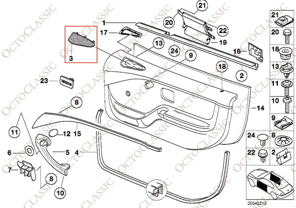 BMW Z3 Lautsprecherabdeckung für Vordertür, links oder rechts, alle Farben, 51418397539 / 51418397540 BMW Z3 Lautsprecherabdeckung für Vordertür, links oder rechts, alle Farben, 51418397539 / 51418397540