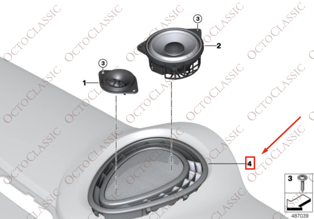 Mini Cooper F55 F56 F57 Indirect Fresh Air Grille Or Speaker Cover 2 Version 64229262802 / 64229262803 Mini Cooper F55 F56 F57 Indirect Fresh Air Grille Or Speaker Cover 2 Version 64229262802 / 64229262803
