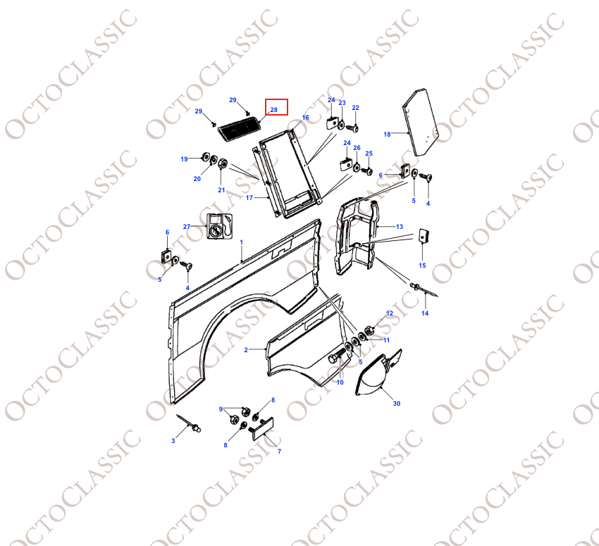 Range Rover Classic Exterior Rear D pillar trim panel left or right RTC6698 Or RTC6699 (Air vent extractor) Range Rover Classic Exterior Rear D pillar trim panel left or right RTC6698 Or RTC6699 (Air vent extractor)