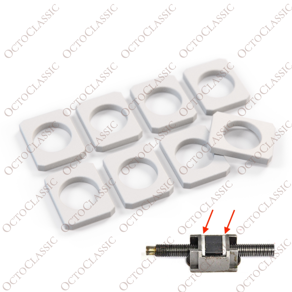 BMW Z3 Seat Repair Rail Bushing Spacers Set Of 8 White 52108401291 BMW Z3 Seat Repair Rail Bushing Spacers Set Of 8 White 52108401291